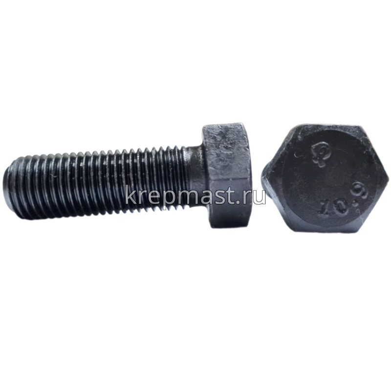 Болт 27х 80 кл.пр.10,9 черный п/р DIN 933