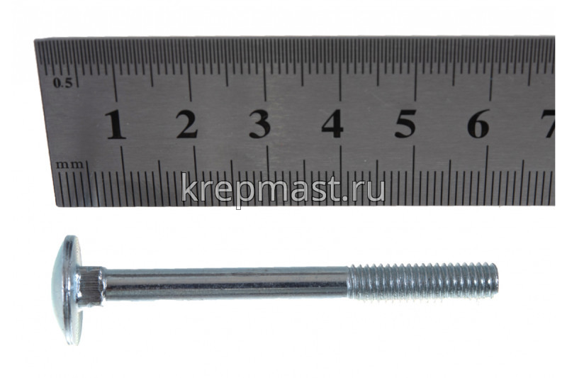 Болт мебельный 6х 60 DIN 603
