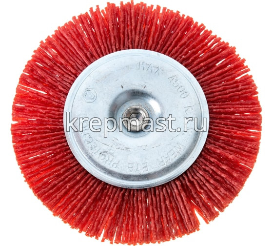 Корщетка- колесо 100мм для ДРЕЛИ FIT нейлоновая