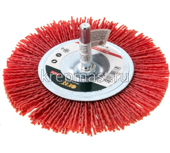 Корщетка- колесо 100мм для ДРЕЛИ FIT нейлоновая