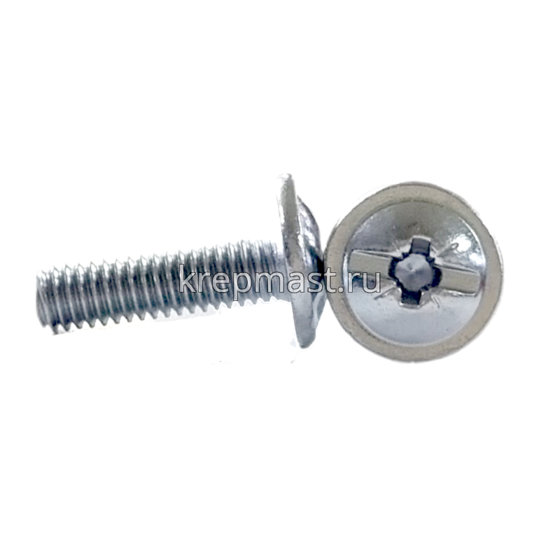 Винт стяжки межсекц. 6х16 DIN 967 оц.(п/сф,п/ш)