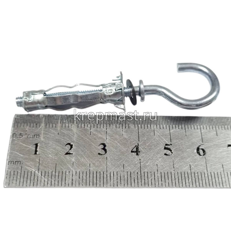 Дюбель мет.д/пустотелых констр.крюк М 4х32