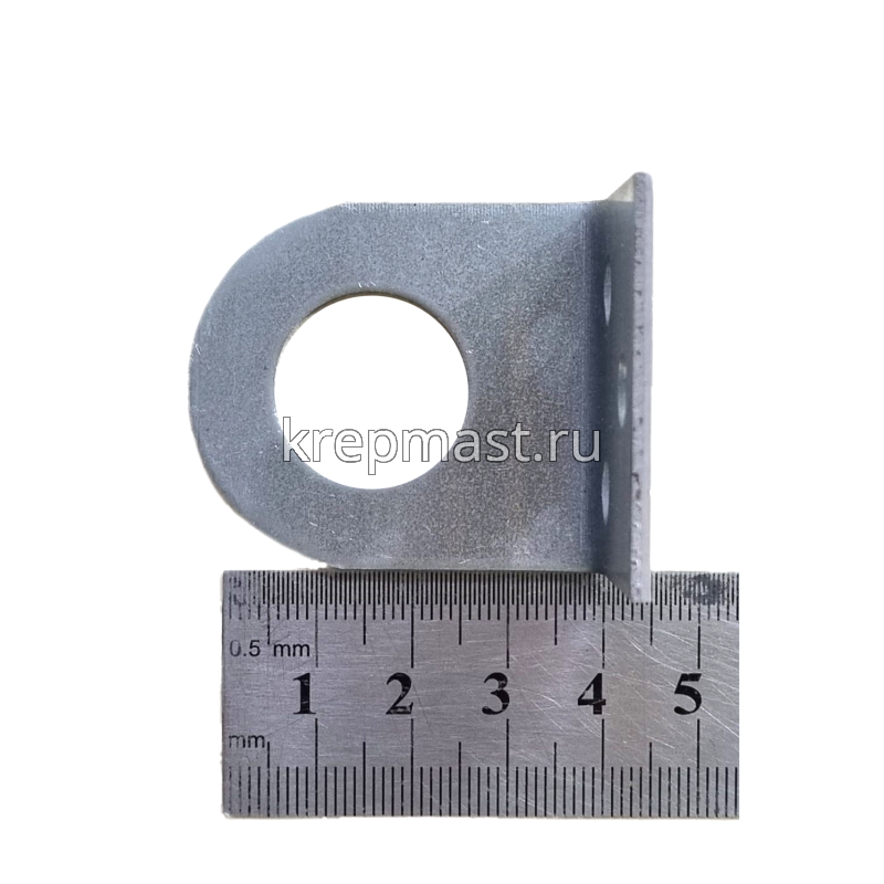 Проушина угловая 40х75мм цинк