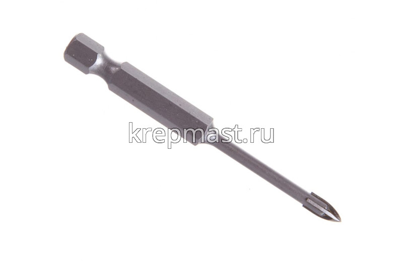 Сверло по стеклу 4мм ЗУБР (с 4мя реж.лезвиями)