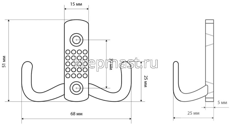 Крючок 212 В GР золото СТАНДАРТ