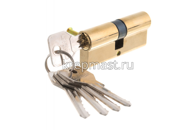 Механизм цилиндровый 70Z PB кл./ключ золото