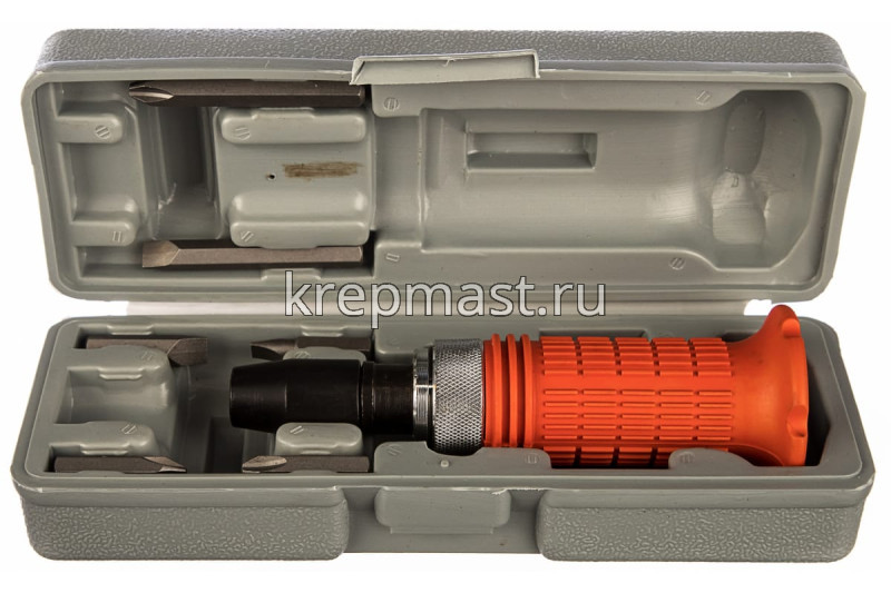 Отвертки-набор FIT ударная+6 бит CrV, рез.ручка