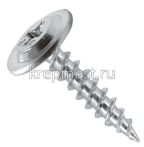 Саморез п/сф головка с п/ш острый 4,2х19 усиленные