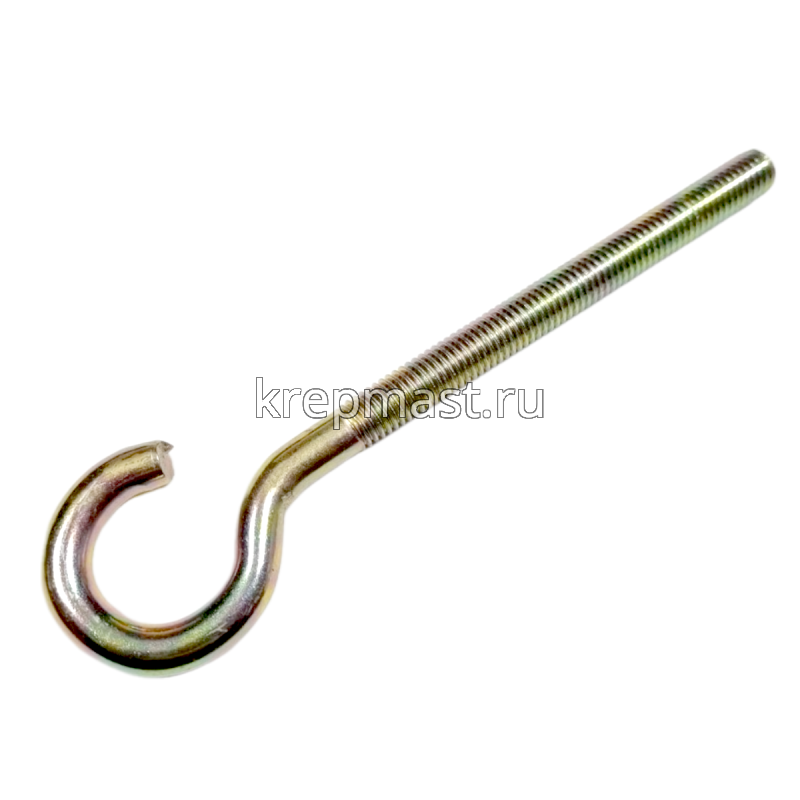 Винт с крюком 10х100