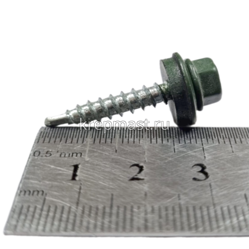 Саморез д/кровли краш. 4,8х29 RR 11