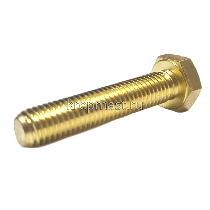 Болт 10х50 DIN 933 латунь