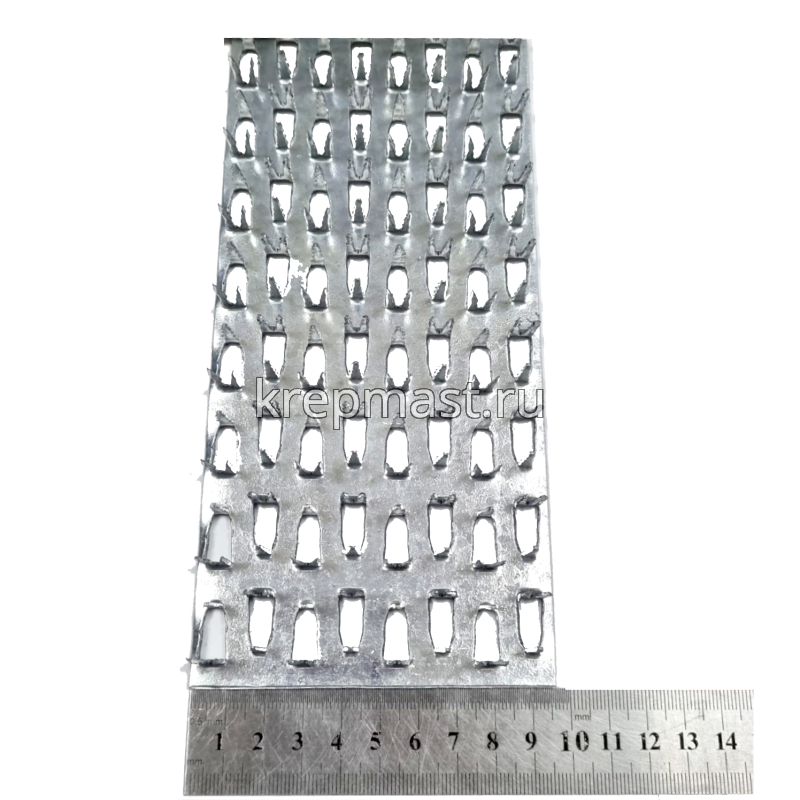 Гвоздевая пластина оцинкованная 8-ряд. 200х96