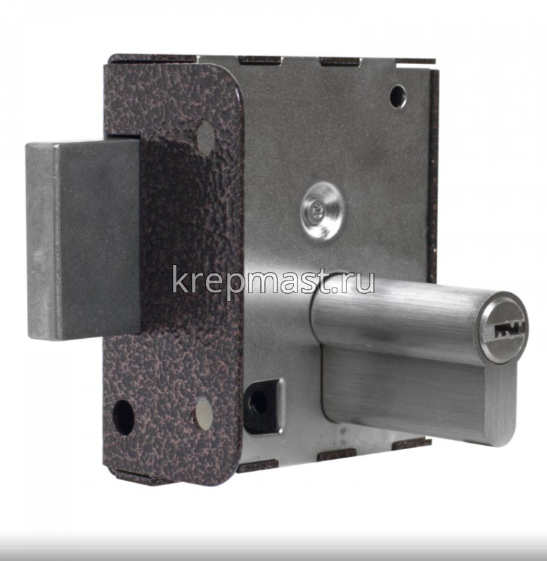 Замок накладной Птимаш ЗН1-1У медь