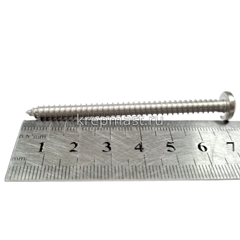 Саморез п/сфер гол. 5,5 х 70 DIN 7981 нерж.А2