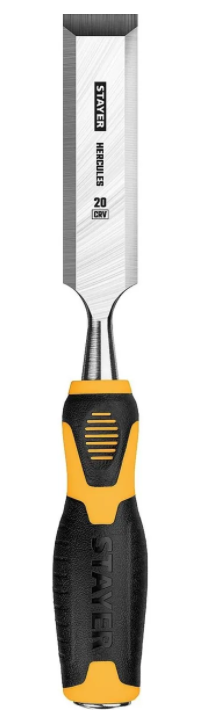 Стамеска FIT/ STAYER двухцв.мягкая ручка 20мм