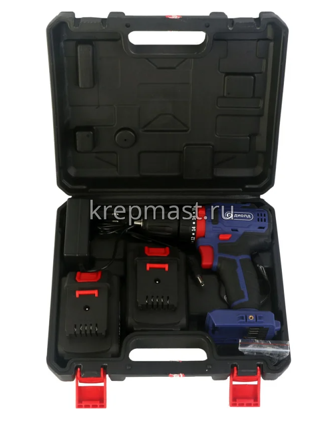 Шуруповерт аккумуляторный ДИОЛД (20Вт, 2,0Ah/ч)