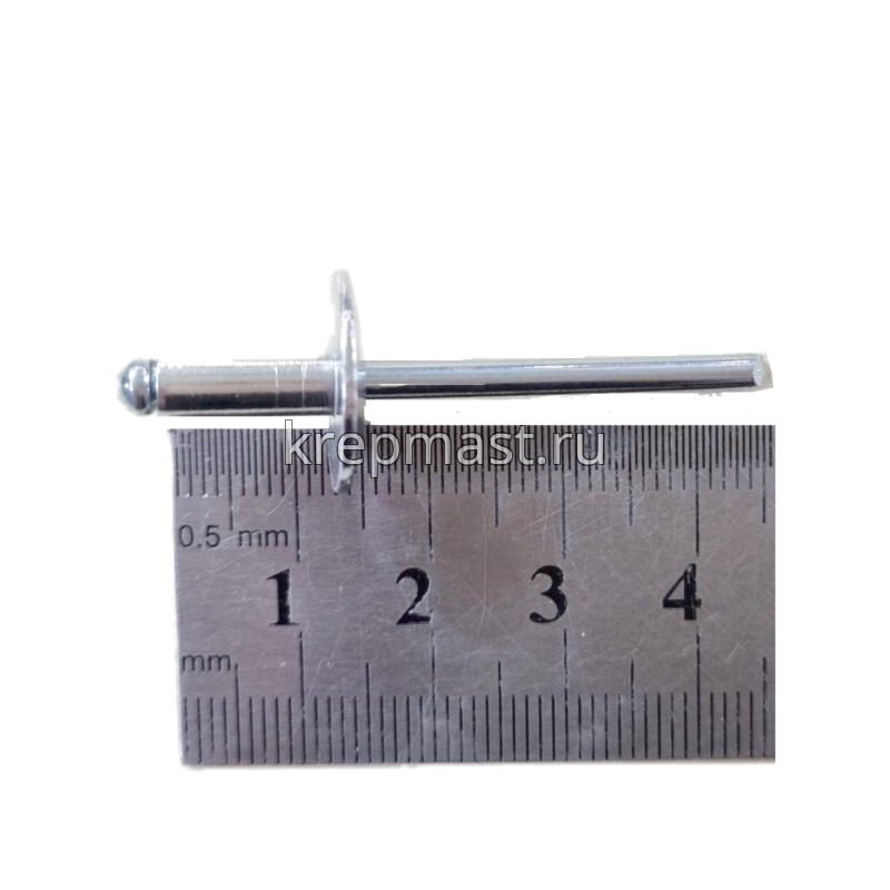 Заклёпка алюминий/сталь 4,8х12х16 широкий борт