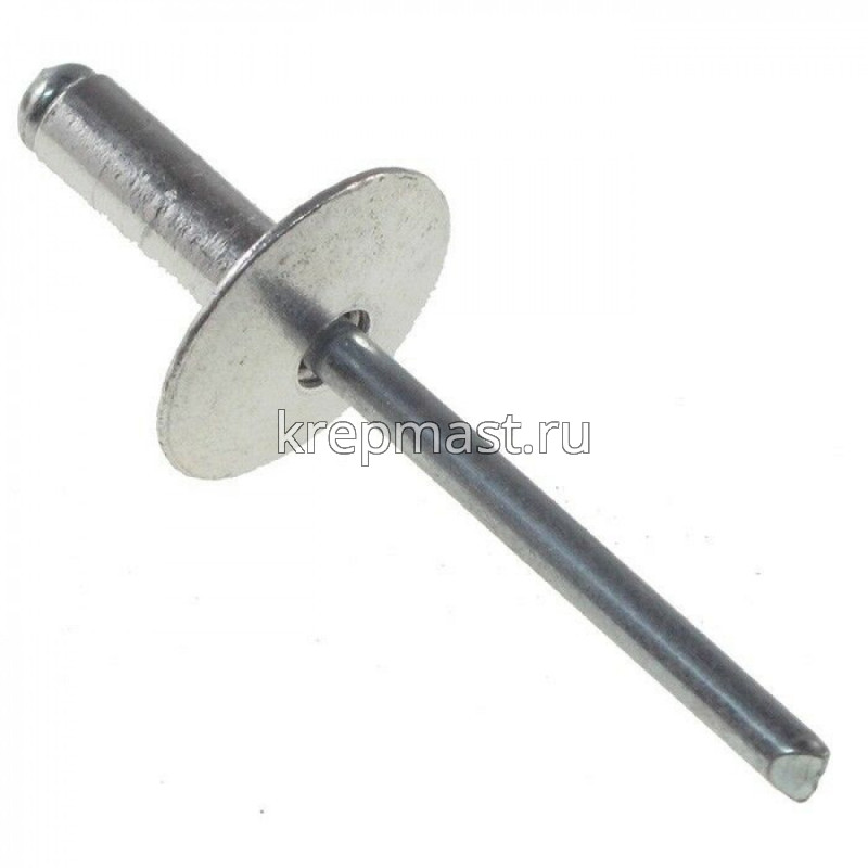 Заклёпка алюминий/сталь 4,0х 8х12 широкий борт