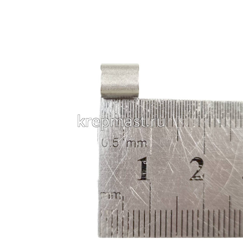 Зажим трубчатый 2мм нерж. A 4