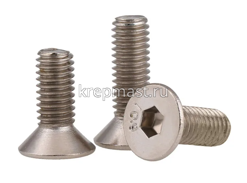 Винт с внут. шестиг. потай голов. 6х 40 кл.пр.10,9 DIN 7991