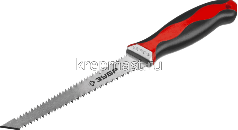 Ножовка по гипсокартону ЗУБР 150мм пласт.рукоятка