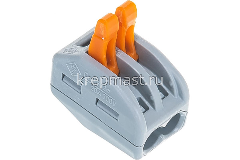 Клемма 2-х WAGO СК-412 оранжевые