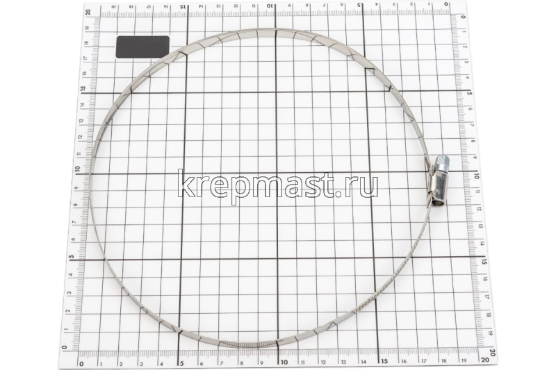 Хомут червячный нержавейка 160-180