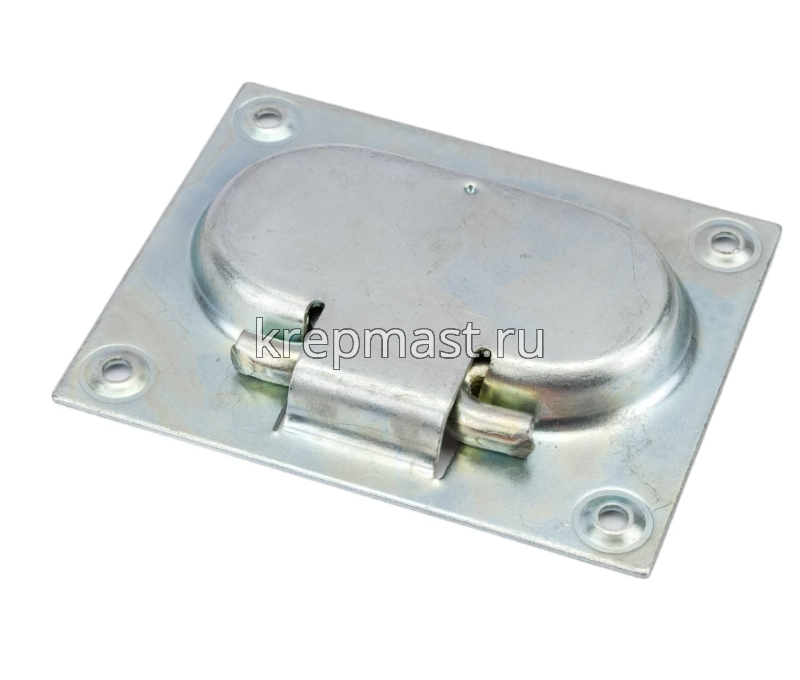 Ручка для погреба СКРЫТАЯ откидная ЦИНК