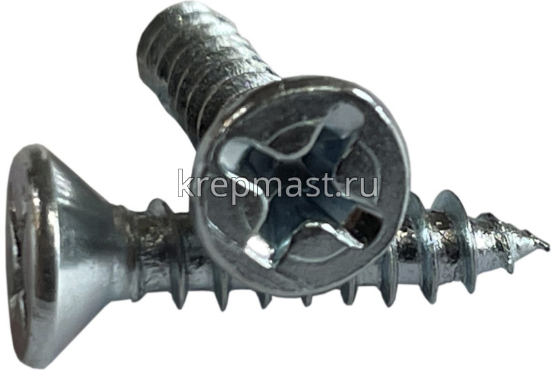 Саморезы потай гол. 3,9мм DIN 7982 (оцинк.)