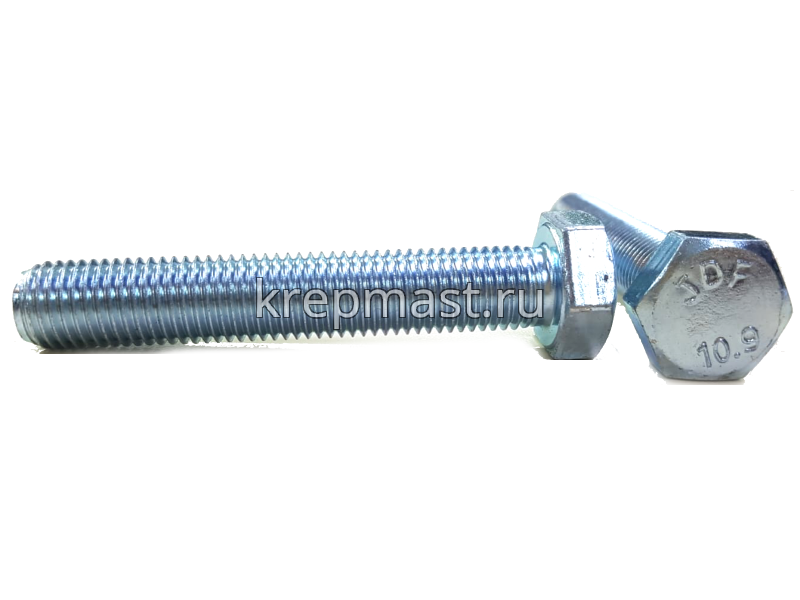 Болт DIN 961 12х 70х1,5 кл.пр.10,9 ОЦИНК, п/р с мелкой резьбой