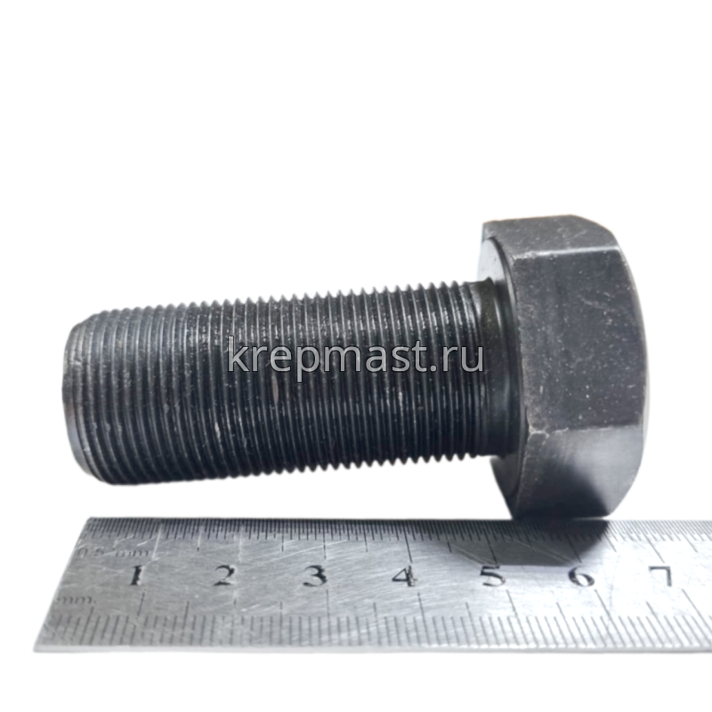 Болт DIN 961 24х 55х1,5 кл.пр.10,9 ЧЕРНЫЙ п/р с мелкой резьбой