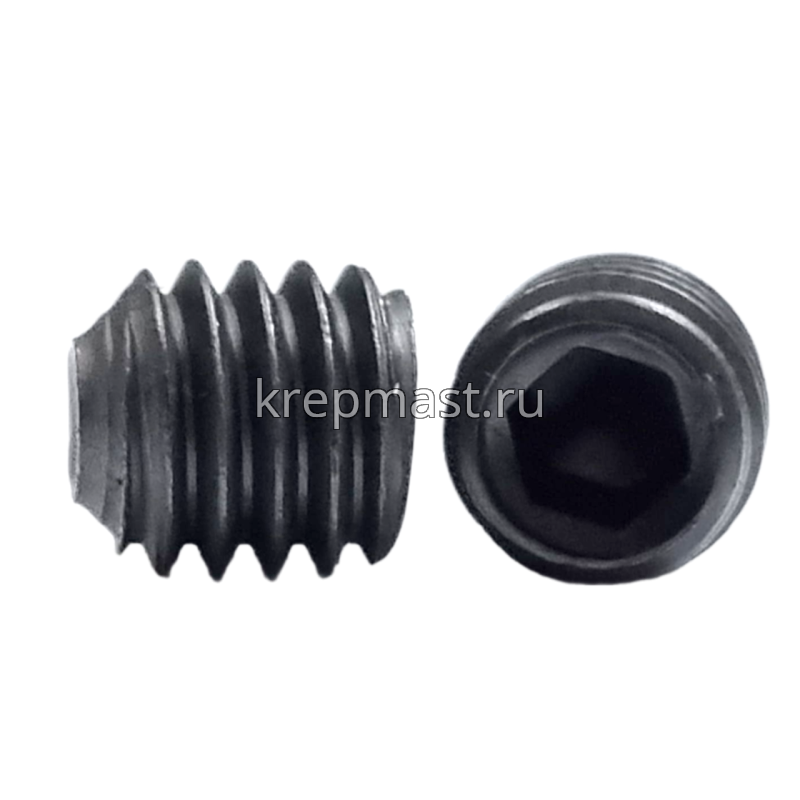 Винт установ. DIN 916 М6 х 6 кл.пр. 12.9 черн.
