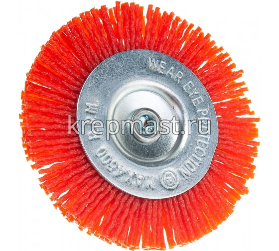 Корщетка- колесо 75мм для ДРЕЛИ FIT нейлоновая