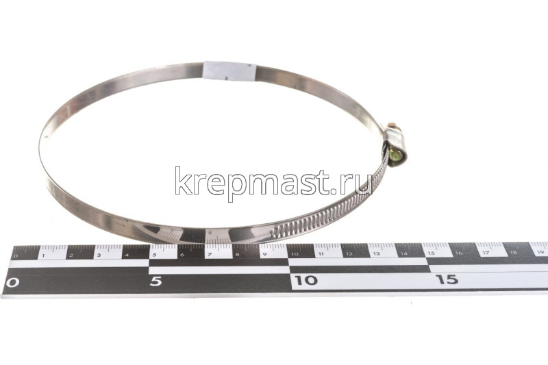 Хомут червячный нержавейка 120-140
