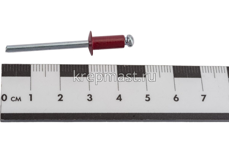 Заклёпка алюминий/сталь 4,8х12 RAL 3005