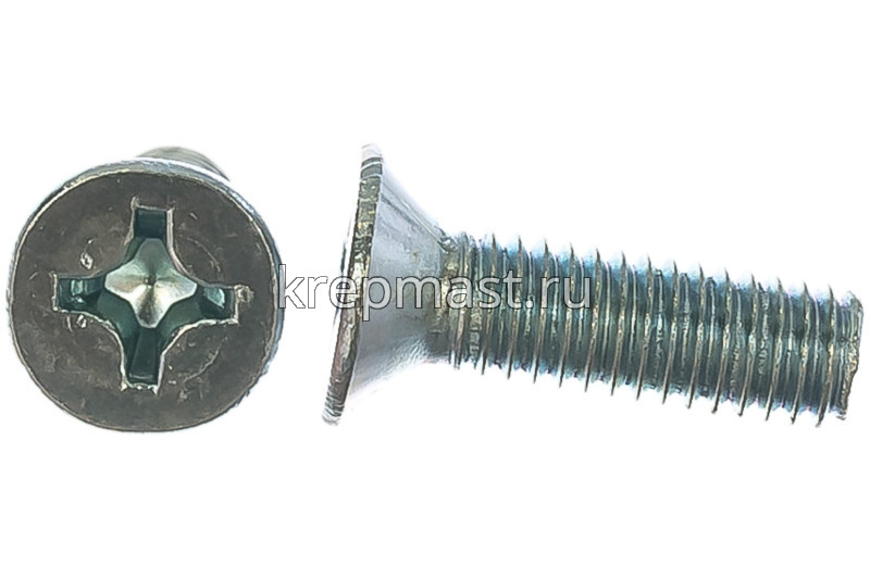Винт потай 6,0х 20 DIN 965