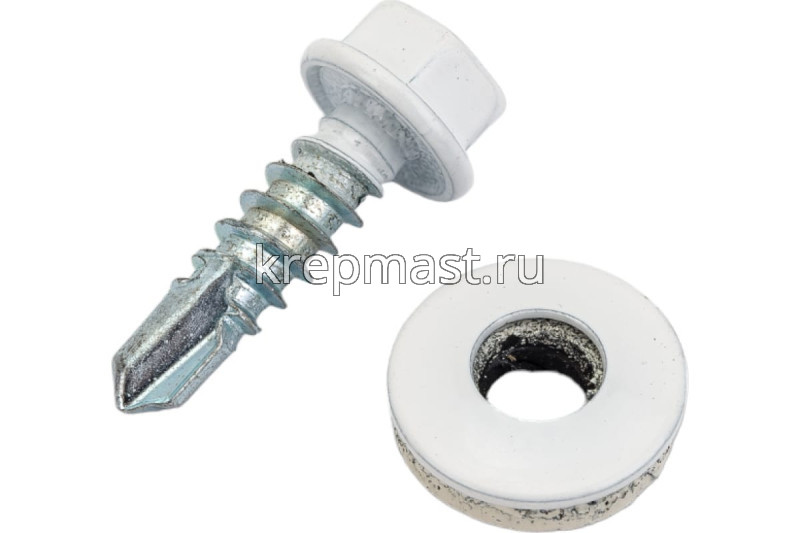 Саморез д/кровли краш. 5,5х19 RAL 9003