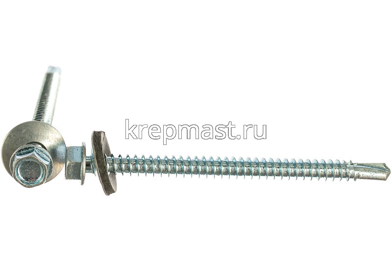 Саморез д/кровли 5,5х 76 оцинк