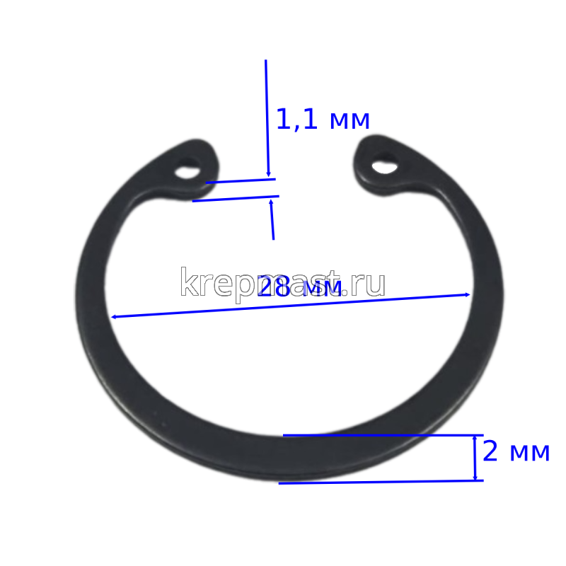 Шайба стопор. М 28 Отверстие DIN 472