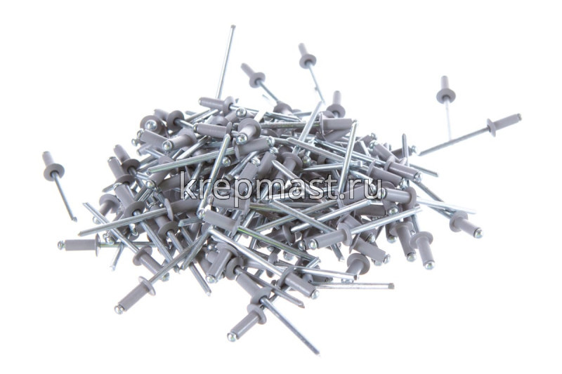 Заклёпка алюминий/сталь 4,0х10 RAL 7004