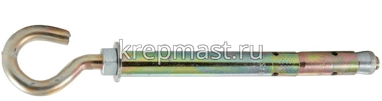 Анкер двухраспорный с крюком 8х150х12