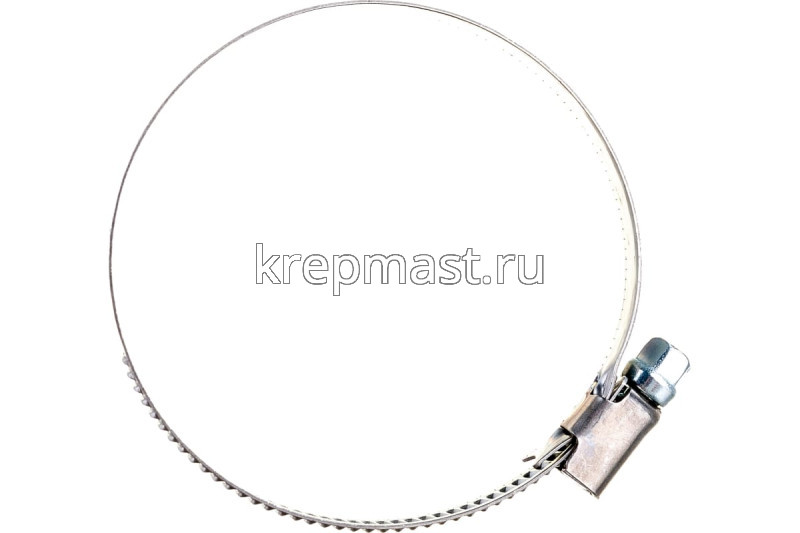 Хомут червячный нержавейка 50-70 (50-75)