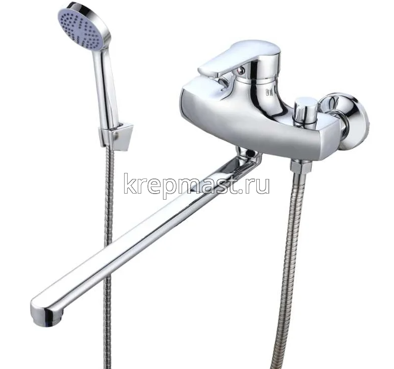 Смеситель д/ванны SL 50-006E-1 с длинным поворотным изливом