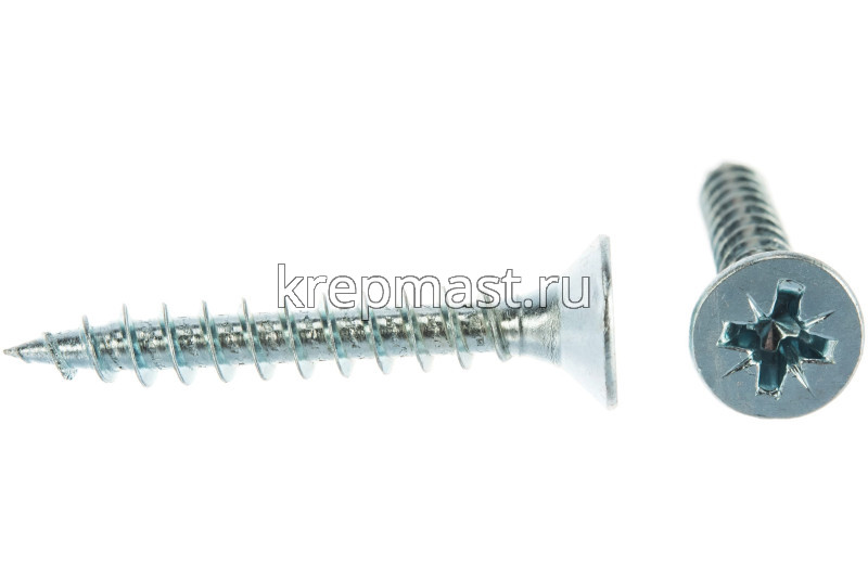 Шуруп универс. белый цинк 6х 40
