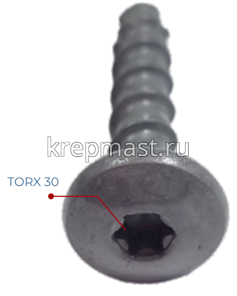 Анкер - шуруп СТВ по бетону 6 х 40 с полукруглой головкой