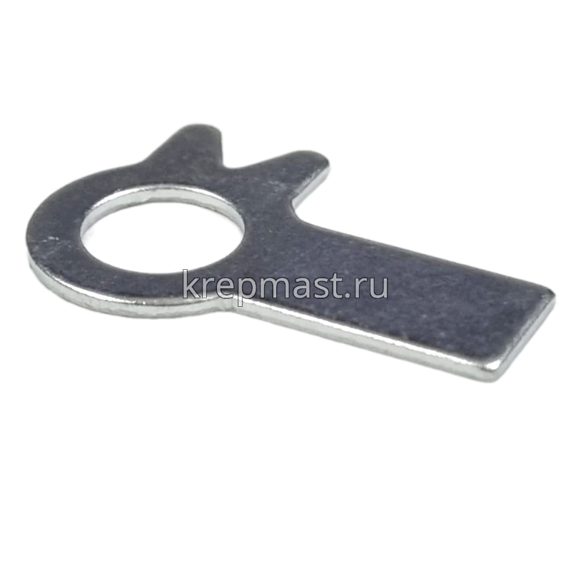 Шайба стопорная ф. 8 ГОСТ 13463 оц. с 2-я лапками