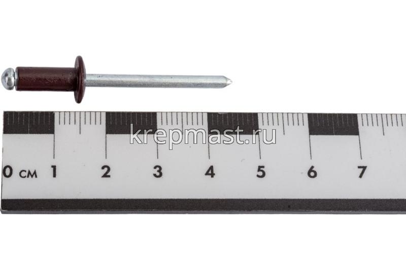 Заклёпка алюминий/сталь 4,8х12 RAL 8017