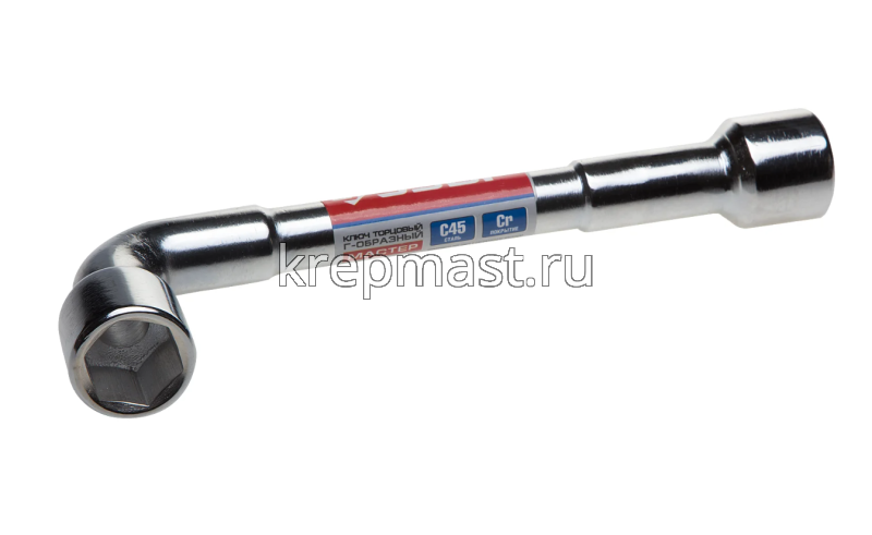 Ключ ЗУБР торцевой двухсторонний Г-образный 22мм