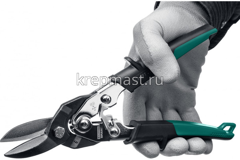 Ножницы KRAFTOOL по металлу прямой рез 260мм