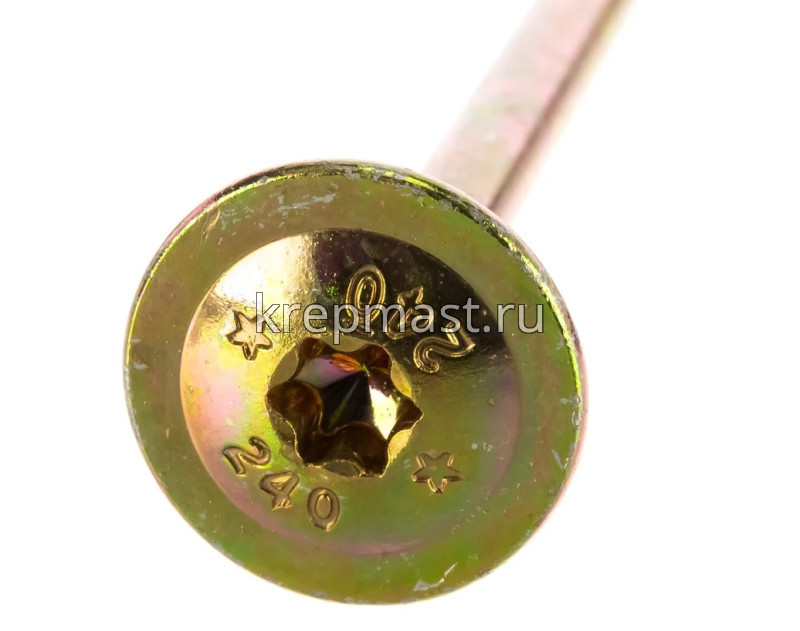 Шуруп с/нарез. для дерева с пресс шайбой 8х240 Тх